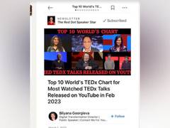 
      
      Indian Doctor amongst top 10 of world's most watched TEDx Talks
      
      