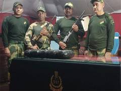 
      
      BSF foils smuggling bid, seizes huge quantity of ganja on India-Bangladesh border
      
      