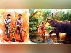 
      
      Artist AP. Shreethar celebrates India's latest Oscar wins
      
      