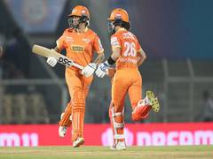
      
      WPL:Gujarat Giants put up 147/4 against Delhi Capitals   
      
      