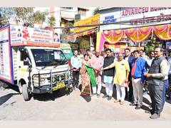 
      
      The Anemia Awareness Chariot travelled 200 km in eight days 
      
      
