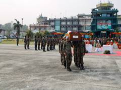 
      
      runachal helicopter crash: Indian Army pays obeisance to officers
      
      