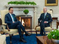 
      
      US Prez hosts Irish Taoiseach for St. Patrick's Day
      
      