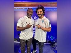 
      
      Arjun Kapoor shares moments with Jimmy Floyd Hasselbaink
      
      