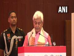 
      
      LG Manoj Sinha lays foundation stone of first international mall
      
      