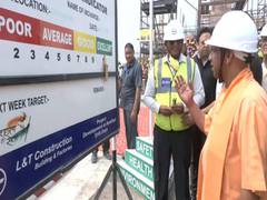 
      
      UP CM visits under construction Shri Ram Temple in Ayodhya
      
      