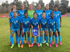 
      
      Jordan edge Indian women's football team 2-1 in first friendly
      
      