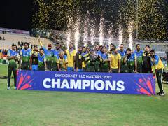 
      
      Asia Lions beat World Giants to emerge as LLC Masters champions
      
      