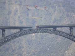 
      
      J-K: Small test train runs on world's highest rail bridge track
      
      