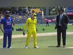 
      
      Australia win toss, opt to bat first in third ODI against India 
      
      