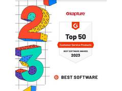
      
      Kapture CX rewarded with Most Popular Software in CRM for Q1 2023
      
      