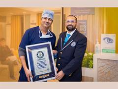 
      
      Delhi Eye Doctor sets a Guinness World Record
      
      