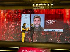 
      
      Anupam V Joshi of WAE Limited bags Most Promising Business award
      
      