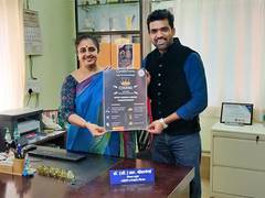 
      
      Cynthi'ans App inaugurated by Dr Srivaramangai Ramanujam
      
      