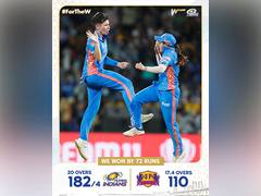 
      
      WPL: Sciver-Brunt's knock, Wong's hat-trick take MI to final
      
      