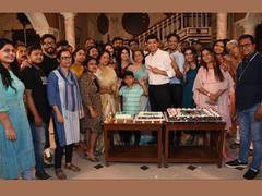 
      
      Fans joined to celebrate one year birthday of Bengali TV serial
      
      