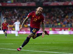 
      
      Joselu's two late goals seals victory for Spain against Norway 
      
      
