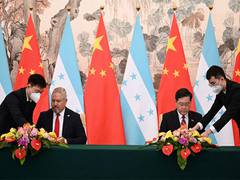 
      
      Honduras establishes diplomatic ties with China
      
      