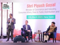 
      
      Union Minister Piyush Goyal at India Global Forum
      
      