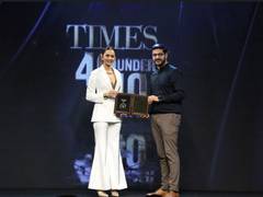 
      
      Prateek Shukla felicitated at Times 40 Under 40
      
      