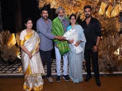 
      
      Chiranjeevi honours Rajamouli, Keeravani for Oscar win
      
      