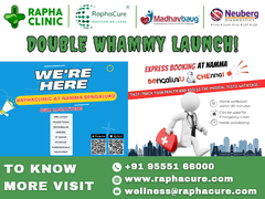 
      
      RaphaClinics and Express Booking launched in Bengaluru, Chennai 
      
      