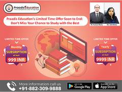 
      
      Praadis Education's limited time offer soon to end: Don't miss 
      
      