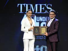 
      
      Satvik Jagannath felicitated at Times 40 Under 40
      
      