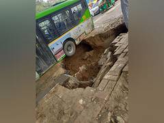 
      
      Delhi: Traffic police issues advisory after road caves in
      
      