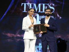 
      
      Sumit Bhat felicitated at Times 40 Under 40
      
      