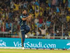 
      
      Mohammed Shami clinches his 100th IPL wicket in match against CSK
      
      