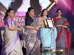 
      
      Nithanya Thothiyana honored with Prestigious HMTV Naari Puraskar
      
      