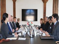 
      
      India, Denmark exchange views on G20 presidency, India-EU FTA
      
      