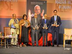 
      
      Narayana Murthy releases Madan Mohanka's biography
      
      