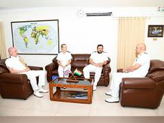 
      
      British Navy warship HMS Tamar concludes visit to Vishakhapatnam
      
      