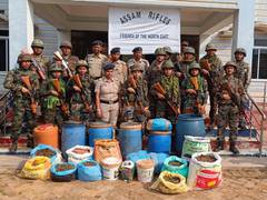 
      
      Assam Rifles seize 250 kg marijuana worth Rs 70 lakh in Tripura
      
      