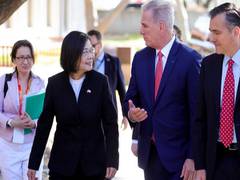
      
      Taiwanese Prez meets US Speaker McCarthy despite China's threats
      
      