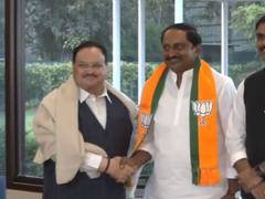 
      
      After joining BJP, Ex-Andhra CM Kiran Reddy meets JP Nadda
      
      