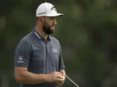 
      
      Benign Augusta allows low scores as Hovland, Koepka share lead
      
      