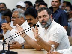 
      
      Rahul Gandhi targets former Cong leaders, BJP hits back
      
      