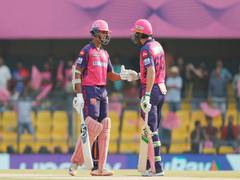 
      
      IPL 2023: Jaiswal, Buttler's half-centuries power RR to 199/4 
      
      