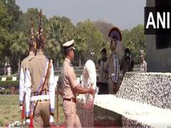 
      
      DG CRPF pays tribute to fallen heroes on occasion of Valour Day
      
      