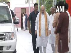 
      
      BJP leaders arrive at party headquarters to attend CEC meeting
      
      