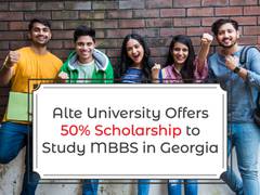
      
      Alte University offers 50 per cent scholarship to study MBBS
      
      