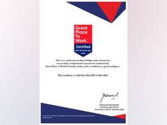 
      
      Godfrey Phillips India is a 'Great Place To Work' for 5th year
      
      