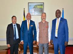 
      
      Jaishankar arrives in Uganda on 3-day visit 
      
      