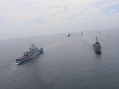 
      
      Indian Navy carries out SLINEX maritime operations with Sri Lanka
      
      