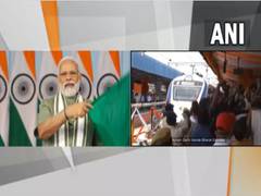
      
      PM Modi flags off Rajasthan's first Vande Bharat Express
      
      