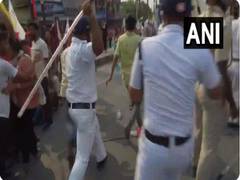 
      
      Police lathi-charge, tear gas against protesters in Siliguri
      
      