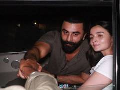 
      
      Alia blushes as paps wished her, Ranbir on their 1st anniversary
      
      